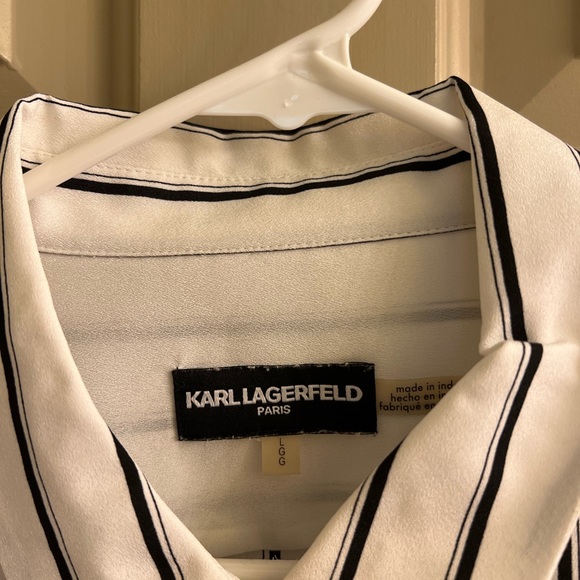 Karl Lagerfeld Striped top - Picture 3 of 4